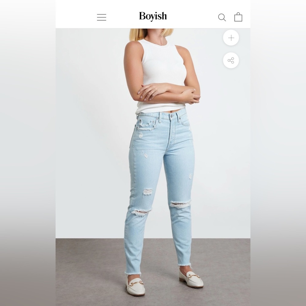 Boyish The Billy High Rise Rigid Skinny Jean